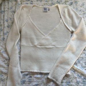 Princess polly Memi long sleeve top in white